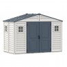 Duramax 10x5 RidgeLine Vinyl Storage Shed Kit - (10105)