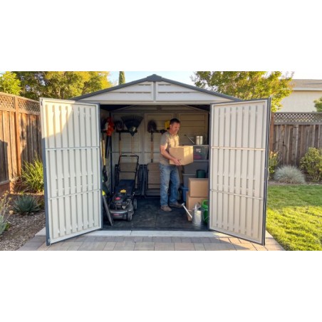 Duramax 8x6 RidgeLine Vinyl Storage Shed Kit - (10086)