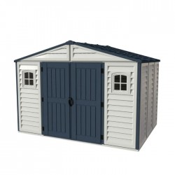 Duramax 10x8 RidgeLine Vinyl Storage Shed Kit - (10114)