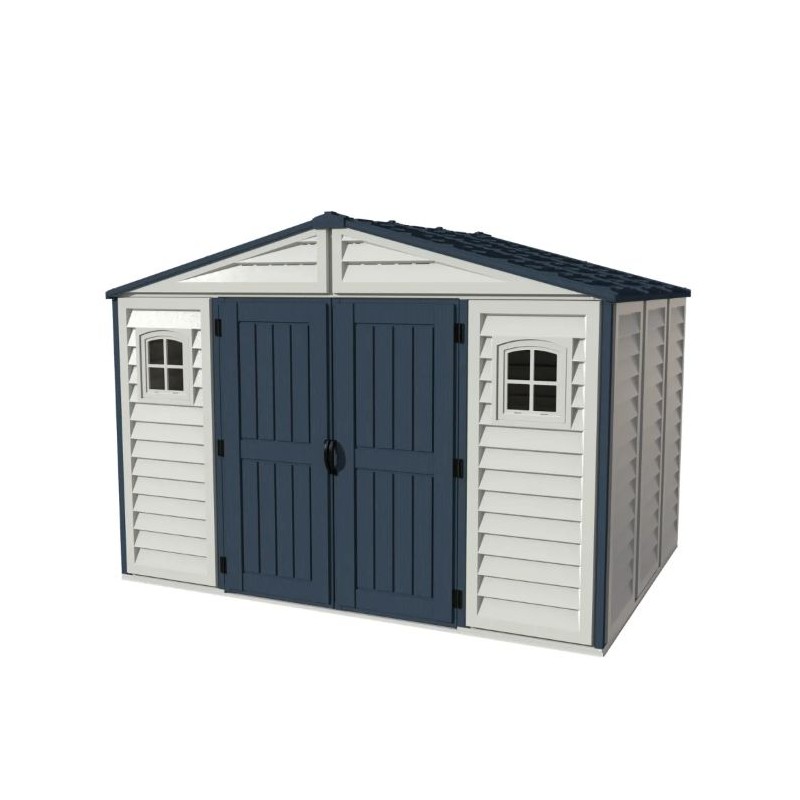 Duramax 10x8 RidgeLine Vinyl Storage Shed Kit - (10114)