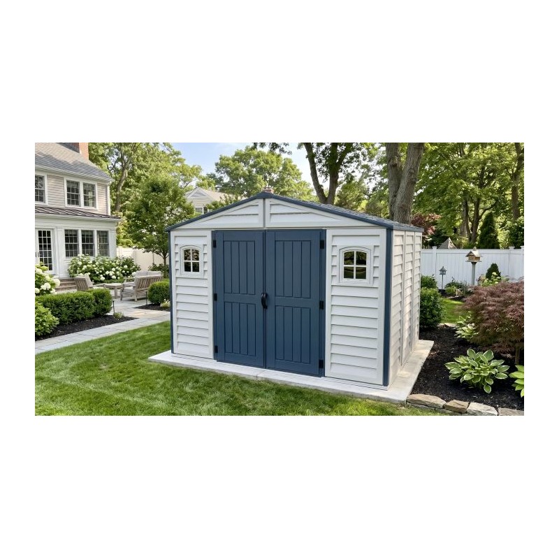Duramax 10x8 RidgeLine Vinyl Storage Shed Kit - (10114)