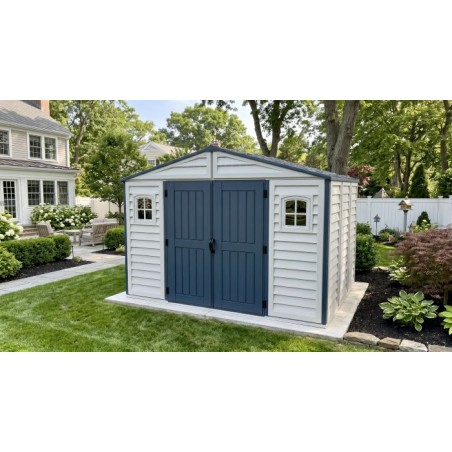 Duramax 10x8 RidgeLine Vinyl Storage Shed Kit - (10114)