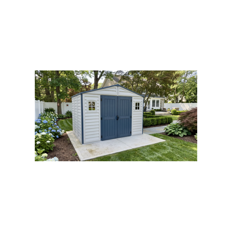 Duramax 10x8 RidgeLine Vinyl Storage Shed Kit - (10114)