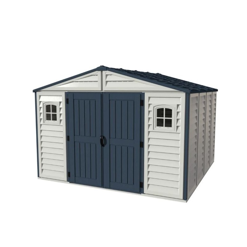 Duramax 10x10 RidgeLine Vinyl Storage Shed Kit - (10124)