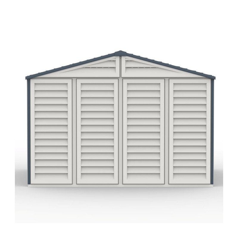 Duramax 10x10 RidgeLine Vinyl Storage Shed Kit - (10124)