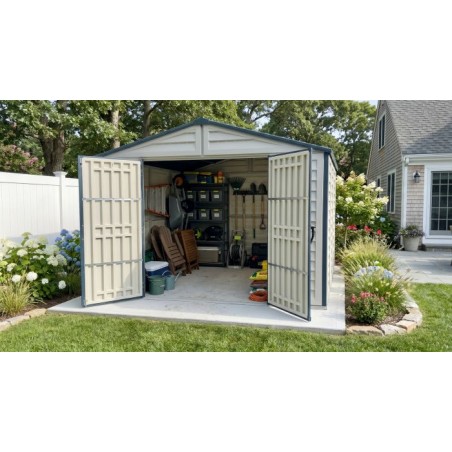 Duramax 10x10 RidgeLine Vinyl Storage Shed Kit - (10124)