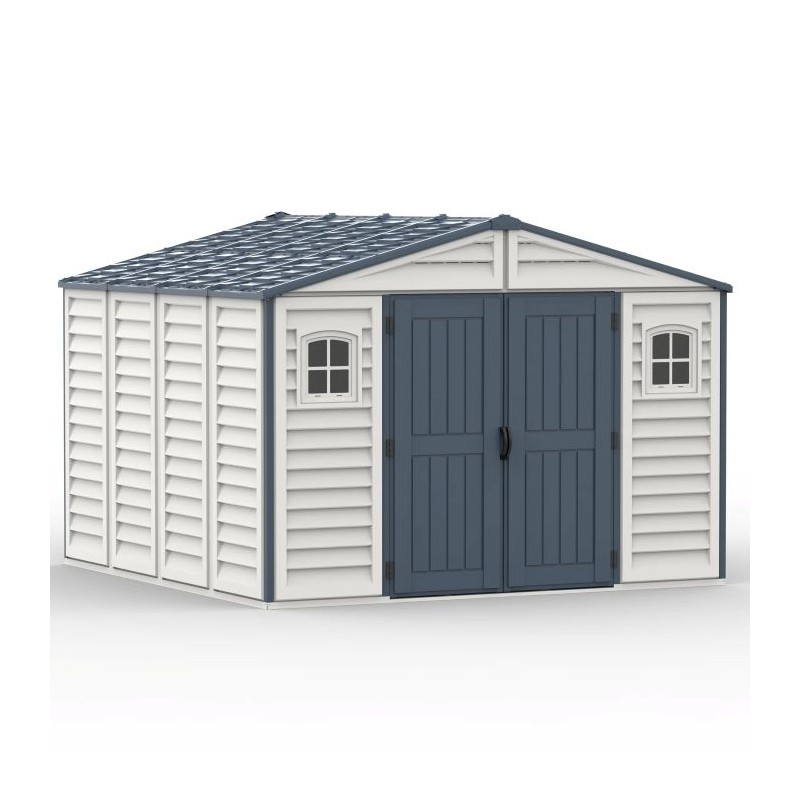 Duramax 10x10 RidgeLine Vinyl Storage Shed Kit - (10124)