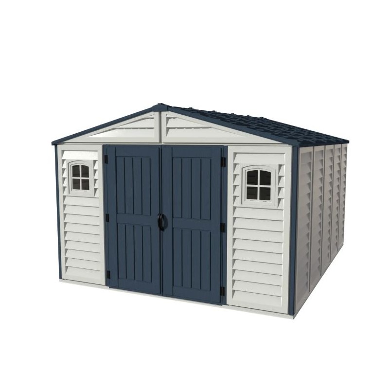 Duramax 10x13 RidgeLine Vinyl Storage Shed Kit - (10134)