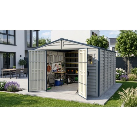 Duramax 10x13 RidgeLine Vinyl Storage Shed Kit - (10134)