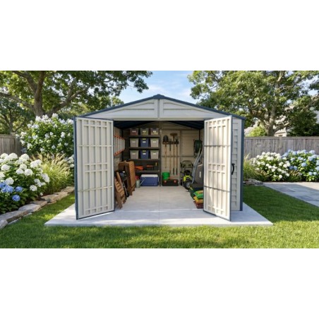 Duramax 10x13 RidgeLine Vinyl Storage Shed Kit - (10134)