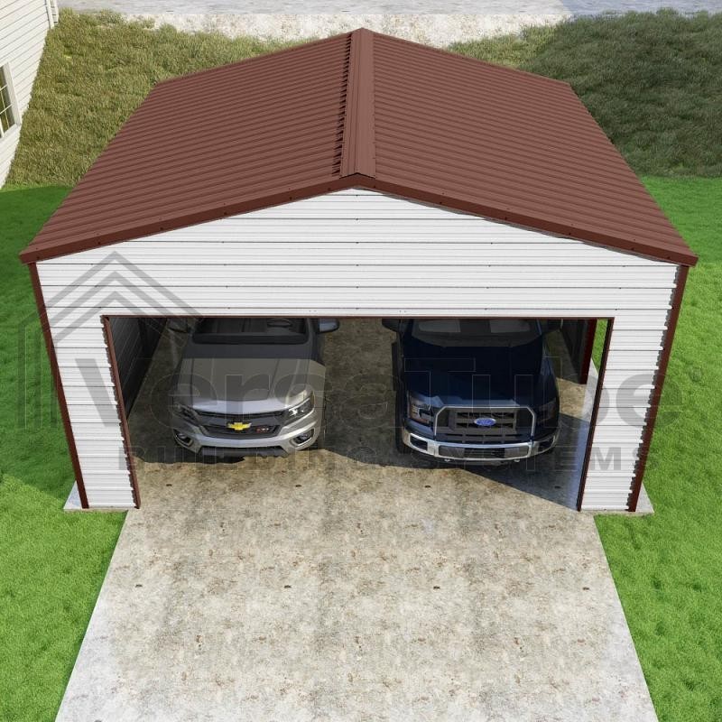 Versatube 20x21x9 Frontier Classic Steel Garage Kit (1082262)