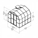 Rion 8x8 Prestige 2 Greenhouse Kit - Clear (HG7308C)