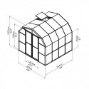 Rion 8x8 Prestige 2 Greenhouse Kit - Clear (HG7308C) Rion 8x8 Prestige 2 Greenhouse Kit - Clear (HG7308C)