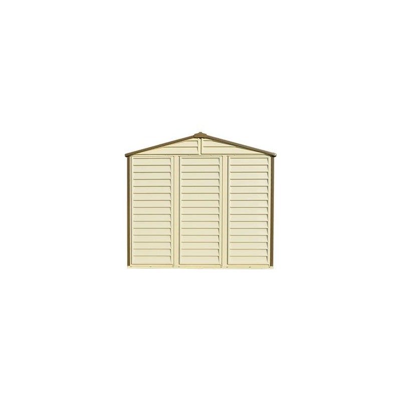 DuraMax 8x5.5 StoreAll Vinyl Shed with Foundation Kit (30115)
