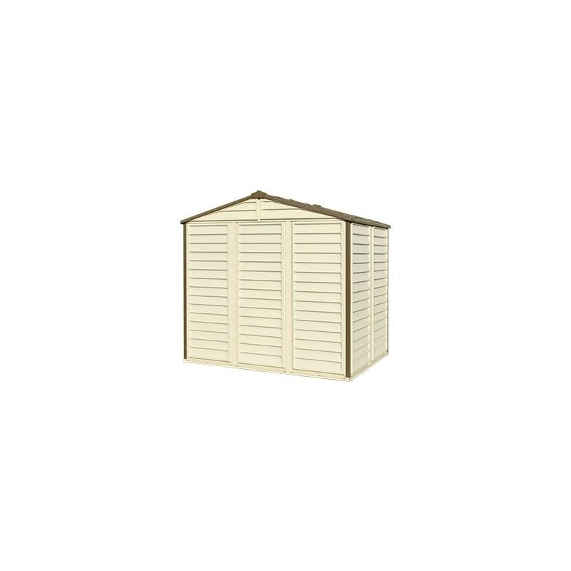DuraMax 8x5.5 StoreAll Vinyl Shed with Foundation Kit (30115)