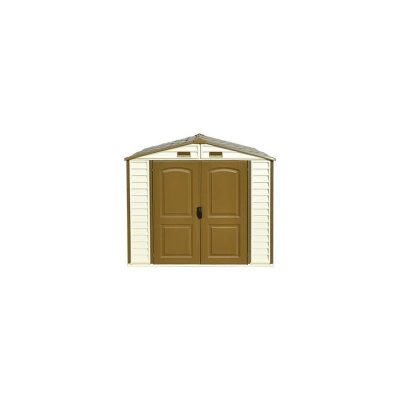 DuraMax 8x5.5 StoreAll Vinyl Shed with Foundation Kit (30115)