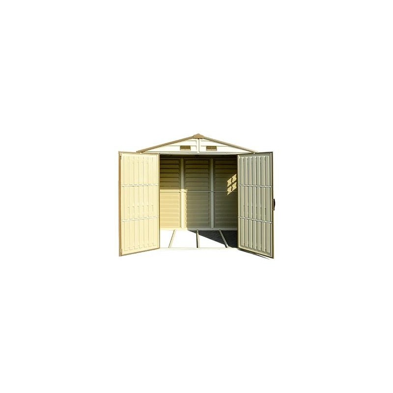 DuraMax 8x5.5 StoreAll Vinyl Shed with Foundation Kit (30115)