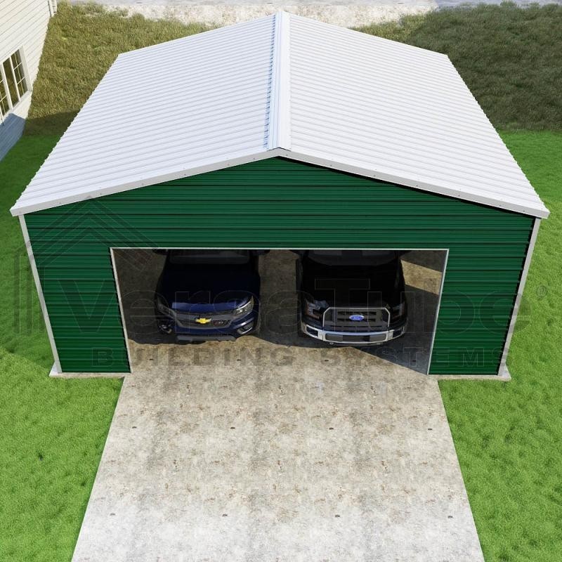 Versatube 24x24x9 Frontier Steel Garage Kit (1082274)