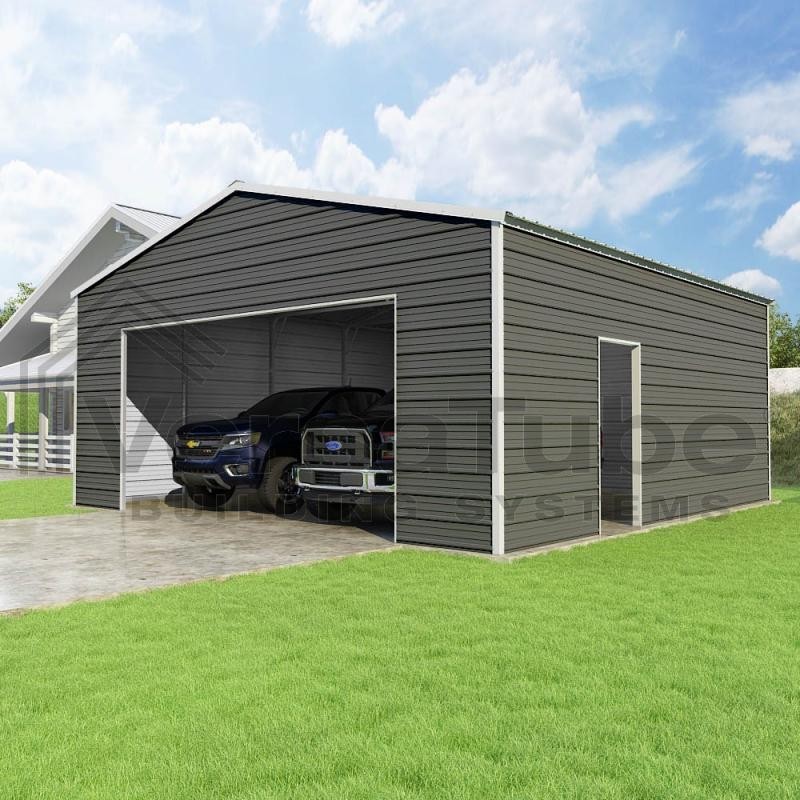 Versatube 24x24x9 Frontier Steel Garage Kit (1082274)