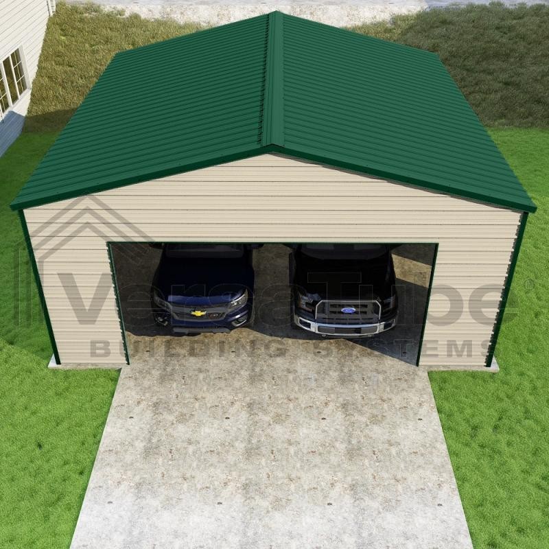 Versatube 24x24x9 Frontier Steel Garage Kit (1082274)