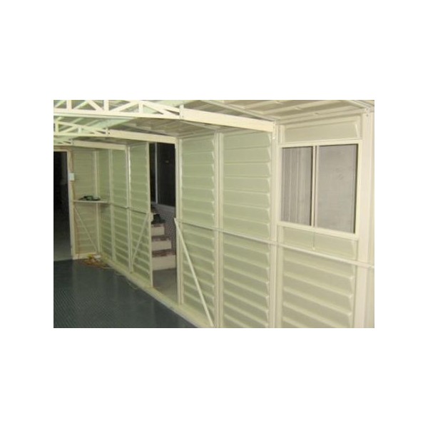 DuraMax 10x15 Vinyl Storage Garage w/ Foundation Kit (01016)