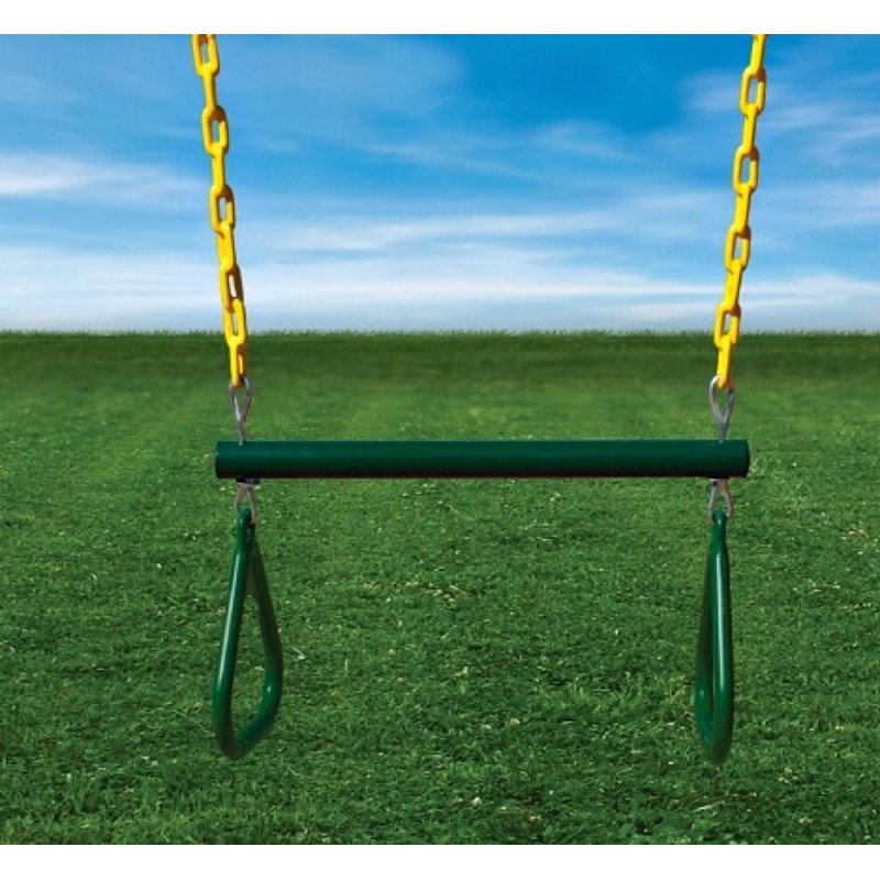 Gorilla Sun Climber I Cedar Wood Swing Set Kit w/SunbrellaÂ® Canvas Forest Green - Redwood (01-0024)