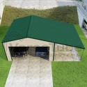 Versatube 20x20x10 Frontier Steel Garage Lean-To Kit (FBM2202010516-LT12)