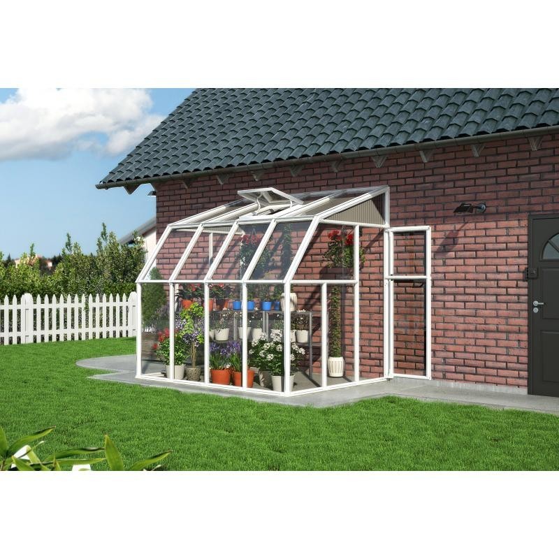 Rion 6x8 Sun Room 2 - Greenhouse Kit - White (HG7508)