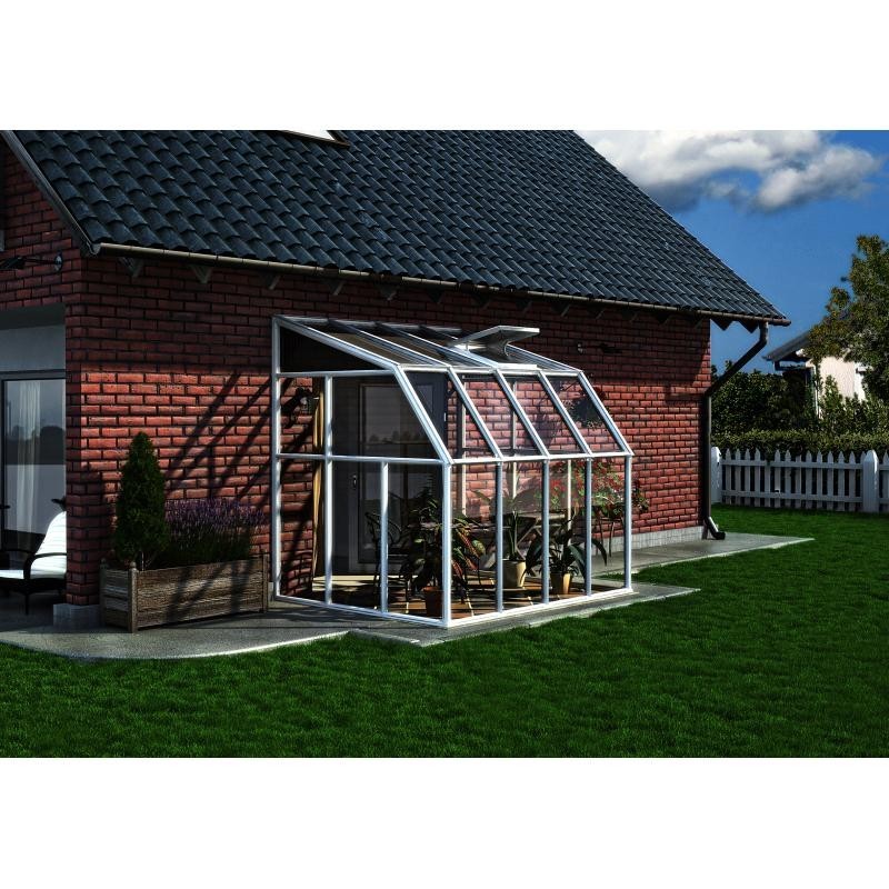 Rion 6x8 Sun Room 2 - Greenhouse Kit - White (HG7508)