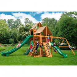 Gorilla playsets big top timber cedar swing set