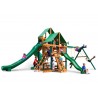 Gorilla Pioneer Peak Cedar Wood Swing Set KIt w/ Amber Posts and Sunbrella® Canvas Forest Green Canopy - Amber (01-0006-AP-2) Gorilla Pioneer Peak Cedar Wood Swing Set KIt w/ Amber Posts and Sunbrella® Canvas Forest Green Canopy - Amber (01-0006-AP-2)