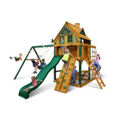 Gorilla Mountain Ridge Cedar Wood Swing Set Kit w/ Timber Shieldâ„¢ - Amber (01-0071-TS)
