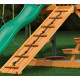 Gorilla Frontier Treehouse Cedar Wood Swing Set Kit w/ Fort Add-On & Amber Posts - Amber (01-0067-AP)