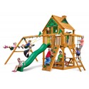 Gorilla Chateau Treehouse Cedar Wood Swing Set Kit w/ Fort Add-On & Amber Posts - Amber (01-0064-AP) Gorilla Chateau Treehouse Cedar Wood Swing Set Kit w/ Fort Add-On & Amber Posts - Amber (01-0064-AP)