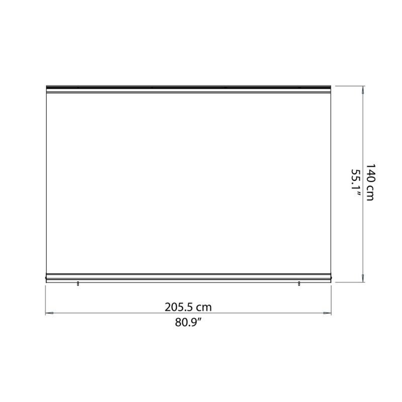 Palram Aquila 2050 XL Awning Kit - Clear (HG9514)