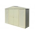 DuraMax 10'x3' Woodbridge SidePro Vinyl Shed w/ Foundation Kit (98001) DuraMax 10'x3' Woodbridge SidePro Vinyl Shed w/ Foundation Kit (98001)
