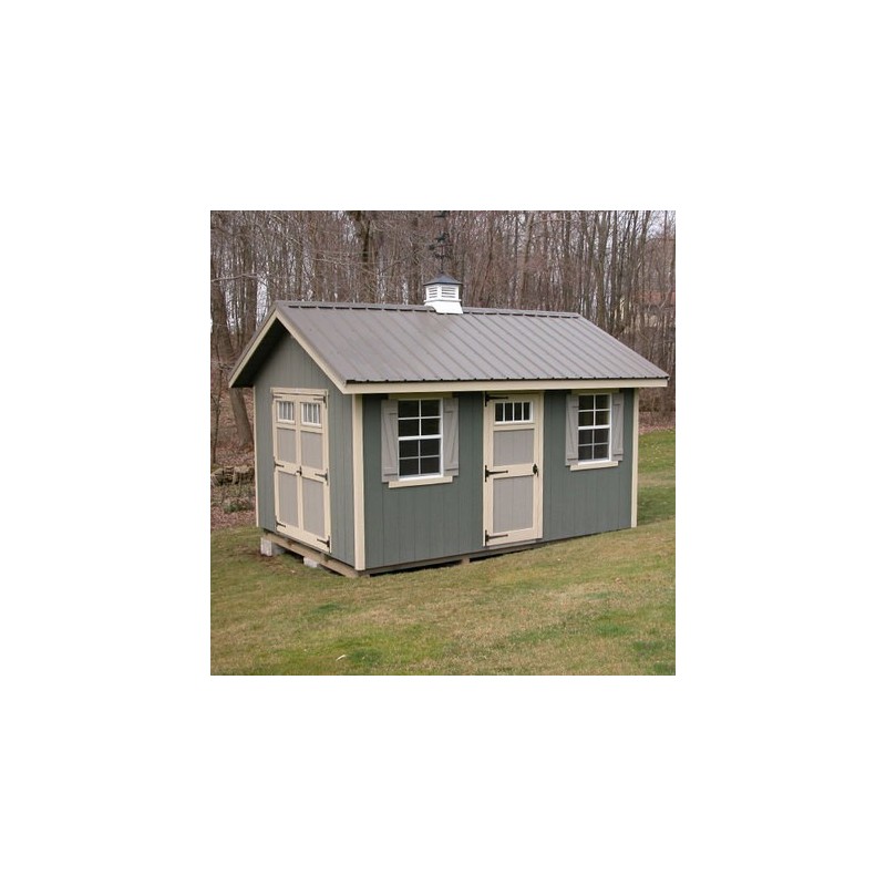 EZ-Fit Riverside 10x12 Wood Shed Kit (ez_riverside1012)