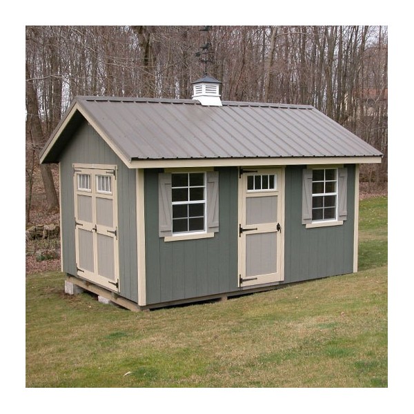 EZ-Fit Riverside 10' X 14' Wood Shed Kit (ez_riverside1014)