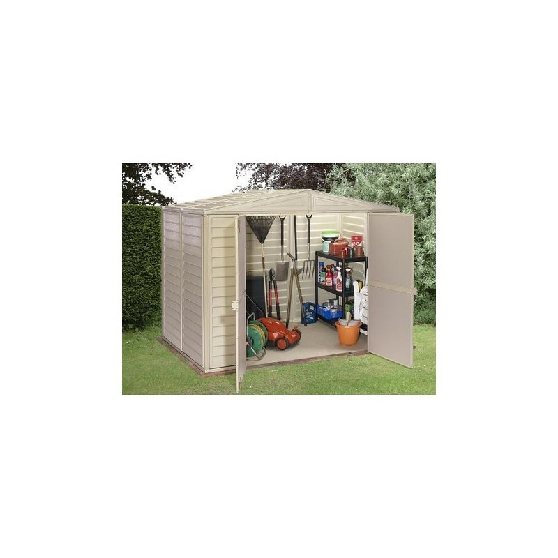 DuraMax 8x5.5 Duramate Vinyl Shed w/ Floor Kit (00184)