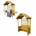 Leisure Season Two-In-One Seated Party Arbor Barbeque Shelter (PA7251)