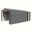 DuraMax 12x26 Imperial Steel Storage Garage Kit - Gray  (55151)