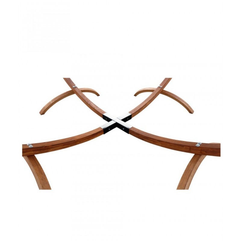 Leisure Season Square Hammock Stand With Hammock & Canopy (SHWC112)