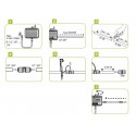 ELGO 6 Micro Sprinklers Set - For Garden Hose (ELSP20) ELGO 6 Micro Sprinklers Set - For Garden Hose (ELSP20)