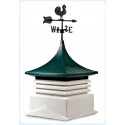 AG-CO Medium Plastic Shed Cupola w/ Color & Weathervane Options (220)