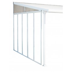 Palram 10' Feria Patio Cover Sidewall Kit Addition - White (HG9005)