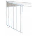 Palram 10' Feria Patio Cover Sidewall Kit Addition - White (HG9005)