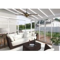 Palram 10x14 San Remo Patio Enclosure Kit w/ Screen Doors  - White  (HG9066) 