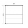 Palram 7.5x7.5 Sierra Patio Cover Kit - White (HG9075) Palram 7.5x7.5 Sierra Patio Cover Kit - White (HG9075)