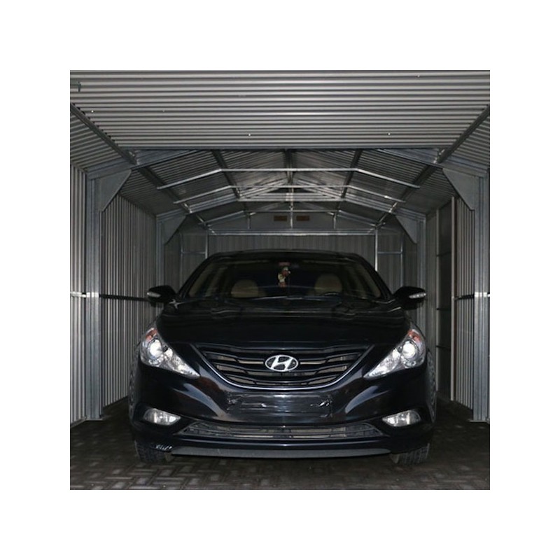 DuraMax 12x32 Imperial Steel Storage Garage Kit - Gray (55251)