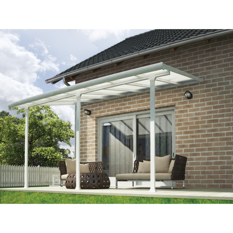 Palram 13x34 Feria Patio Cover Kit - White (HG9234)